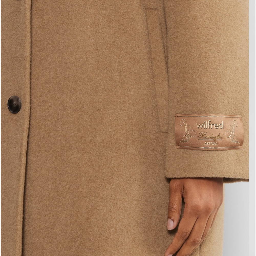 NWT Aritzia The Only Coat - (Re)Camel Wool - Picture 13 of 13